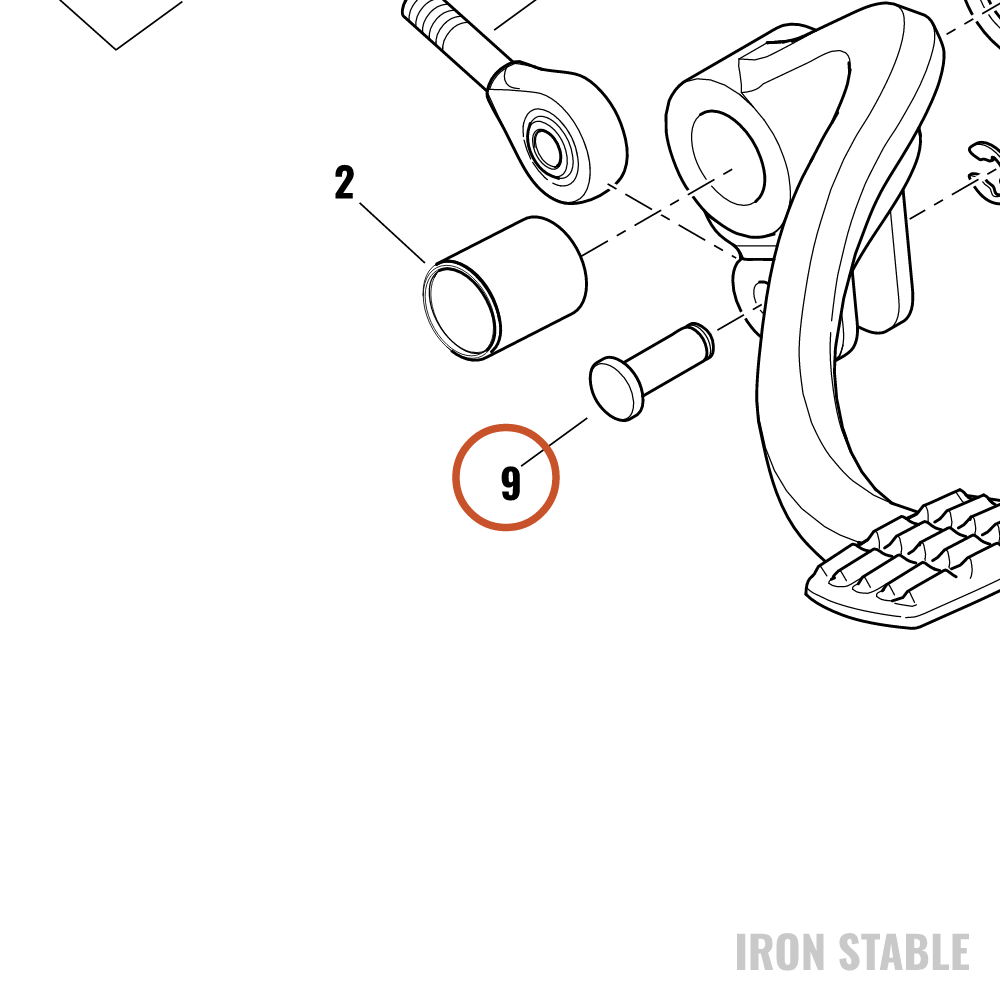 Harley-Davidson Pin, Brakelever Pivot