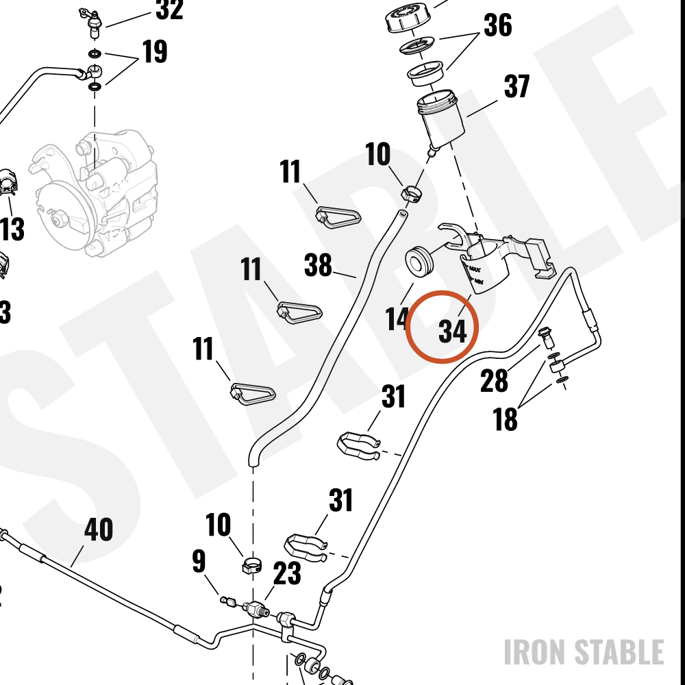 Harley-Davidson Bracket, Reservoir Mount