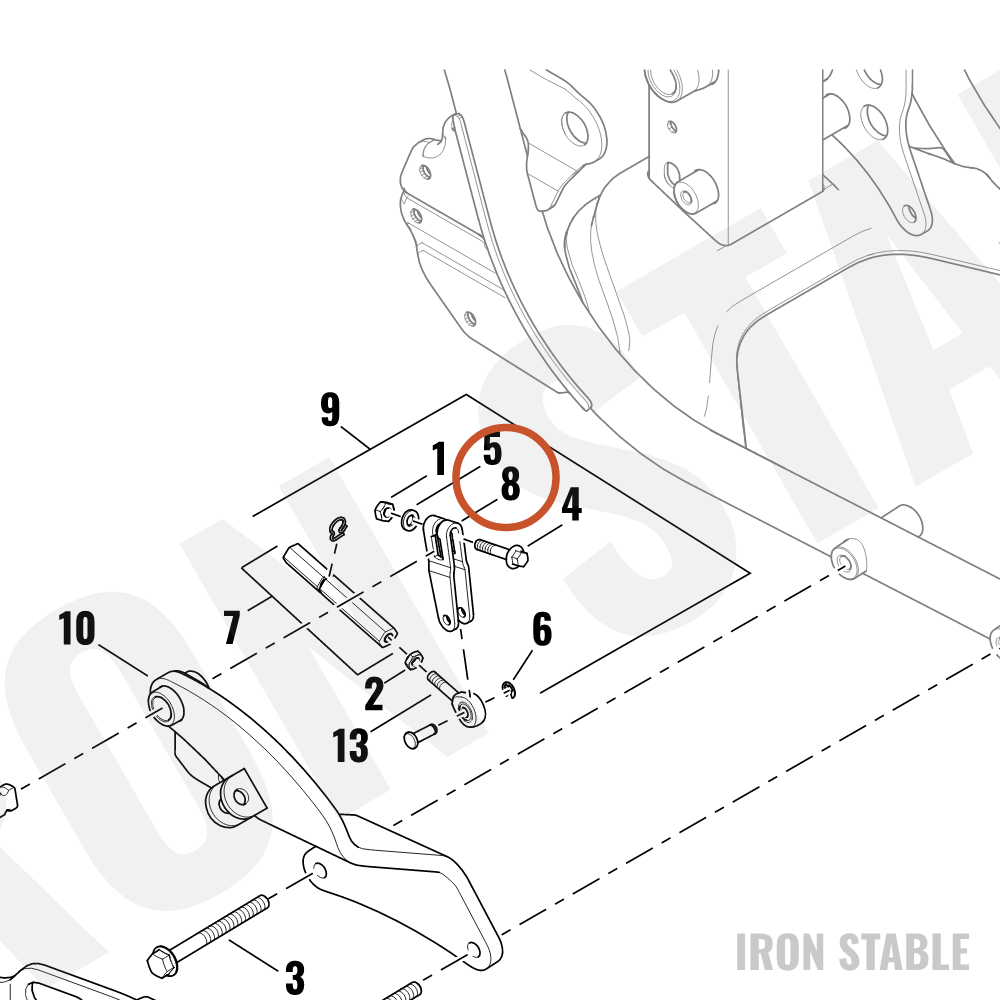 Harley-Davidson Bracket, Brake Pivot