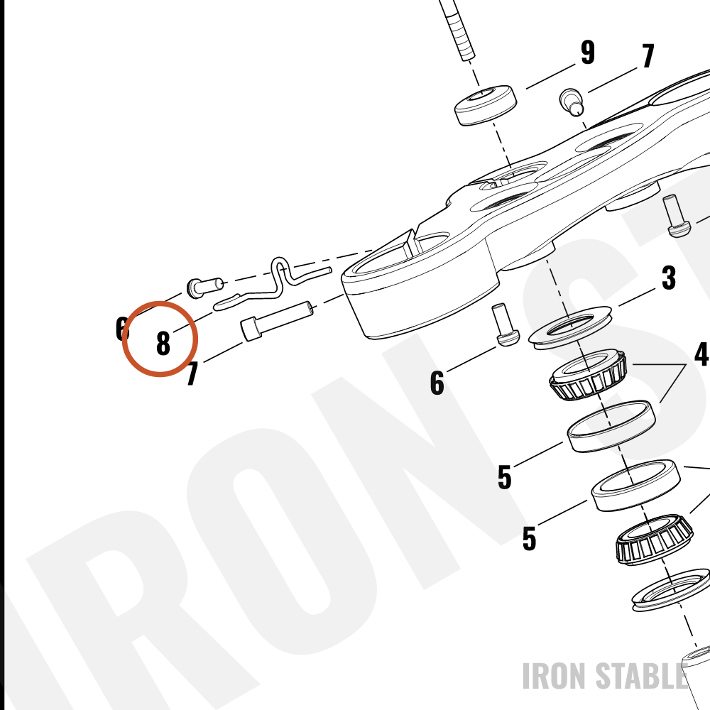 Harley-Davidson Bracket, Brake Mounting, Wireform