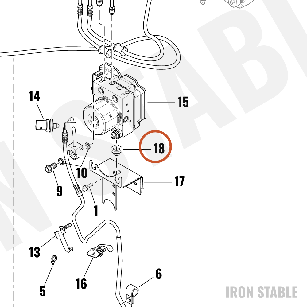 Harley-Davidson Brake Misc Component, Grommet