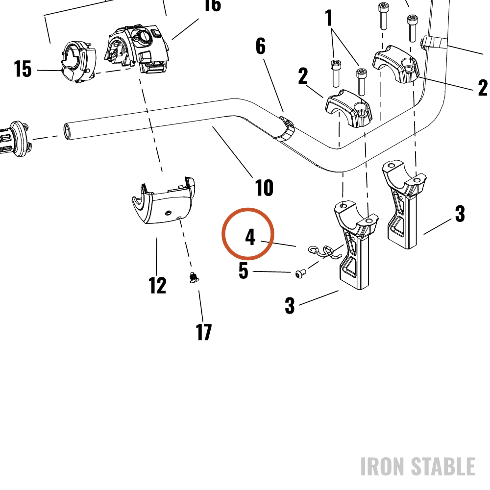 Harley-Davidson Bracket, Brake Mounting, Wireform