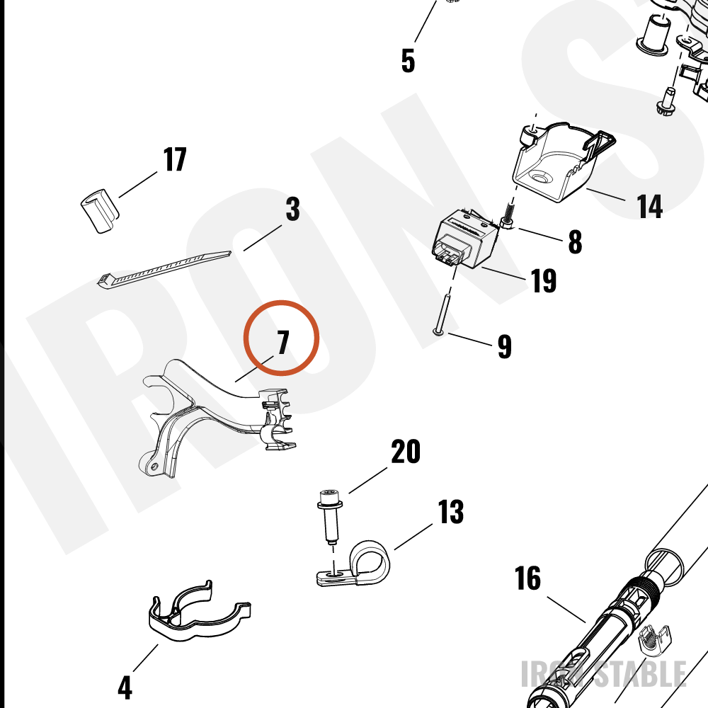 Harley-Davidson Bracket, Brake Mounting, Reservoir Mount