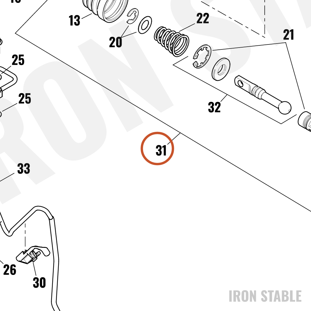 Harley-Davidson Brake Ma Cyl, Assembly, Rr
