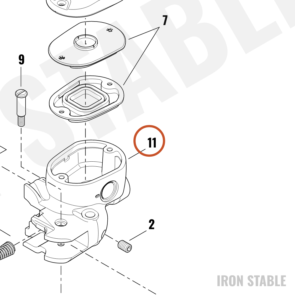Harley-Davidson Brake Master Cyl Assembly, Fr, Polshd Lvr