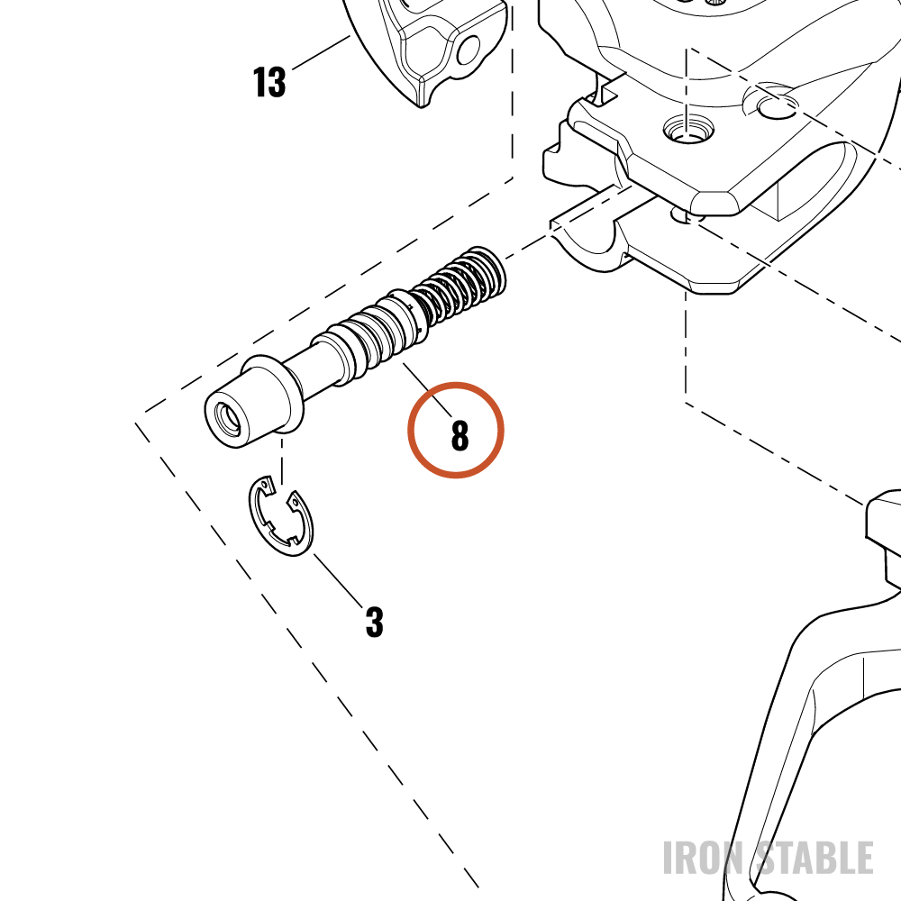 Harley-Davidson Piston Set, Brake Ma Cyl, X