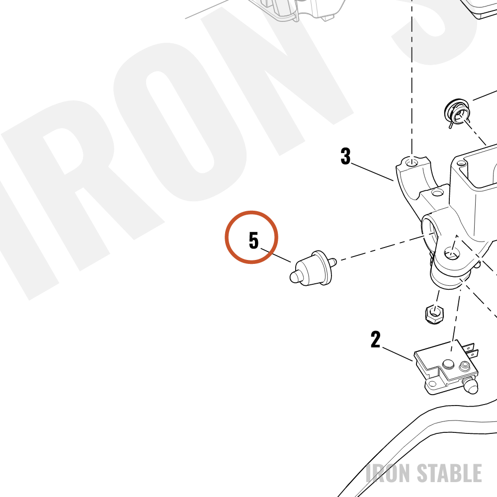 Harley-Davidson Kit-Pushrod, Master Cyl, Fr