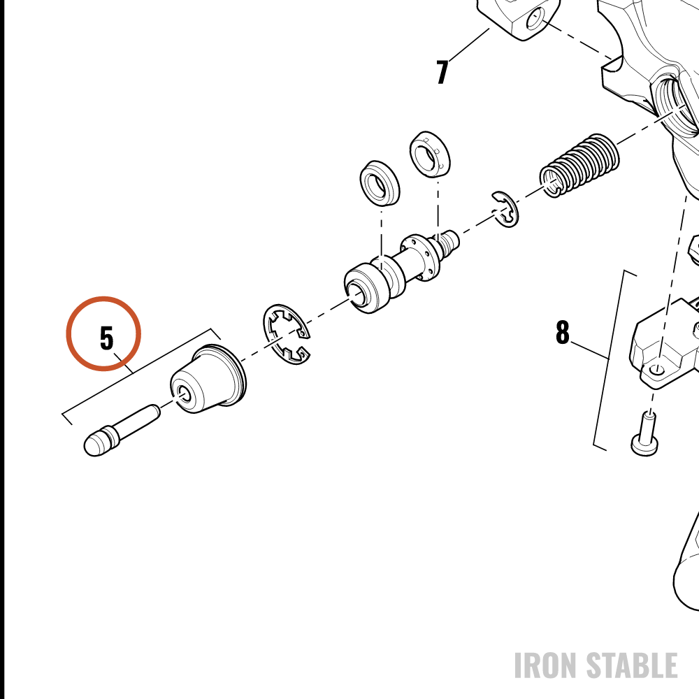 Harley-Davidson Brake Ma Cyl Sub-Component, Pushrod