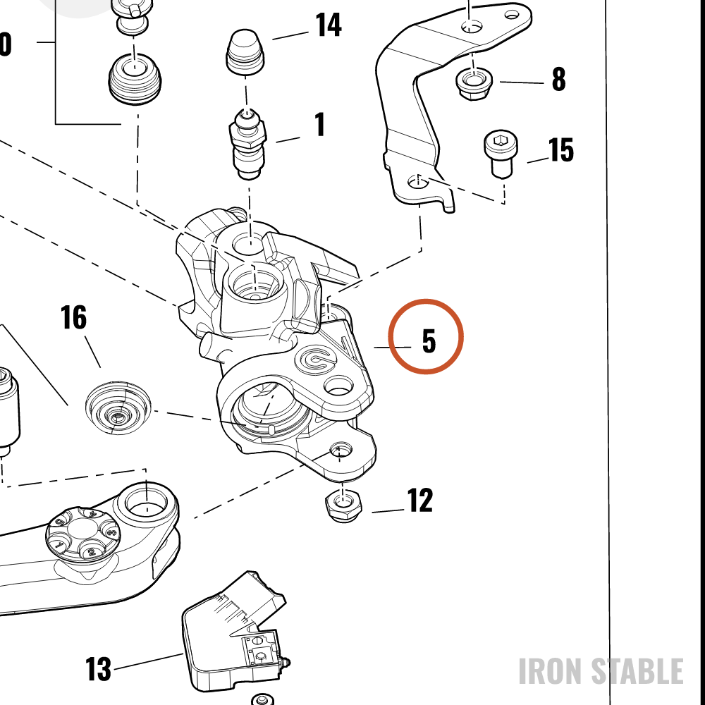 Harley-Davidson Brake Ma Cyl Assembly, Dl Fr