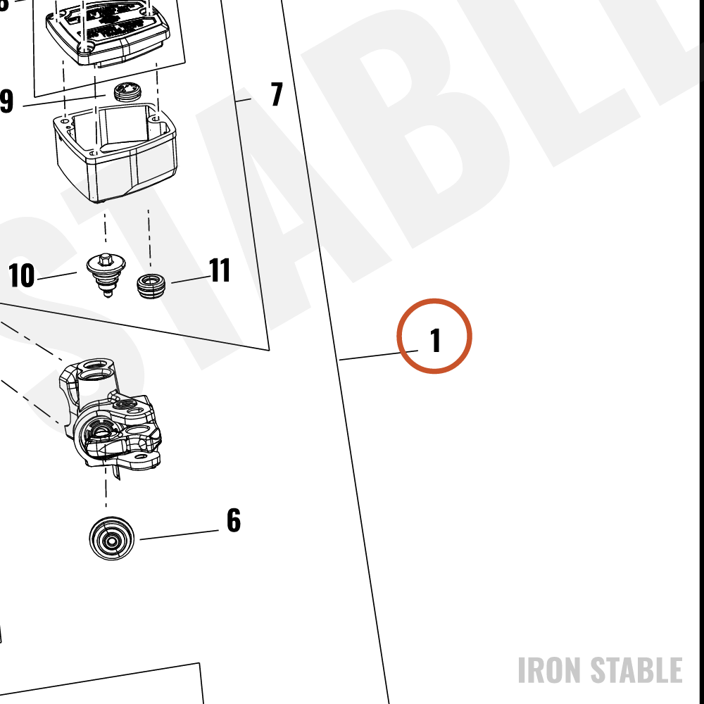 Harley-Davidson Brake Ma Cyl Assembly, Sgl Fr