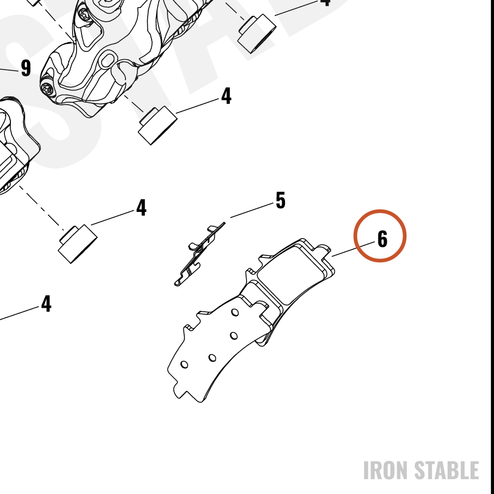 Harley-Davidson Kit, Brake, Pads, Fr, 131rr