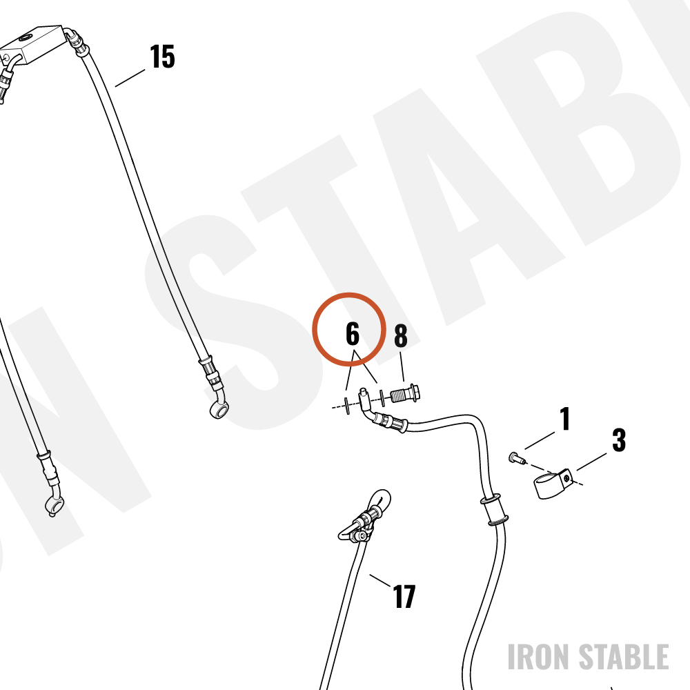 Harley-Davidson Gasket, Brakeline