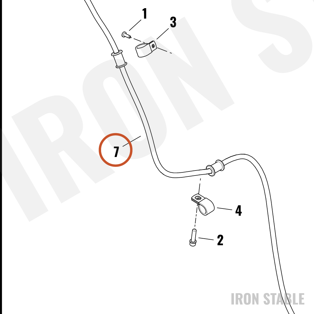 Harley-Davidson Brakeline, Non-Abs, Front