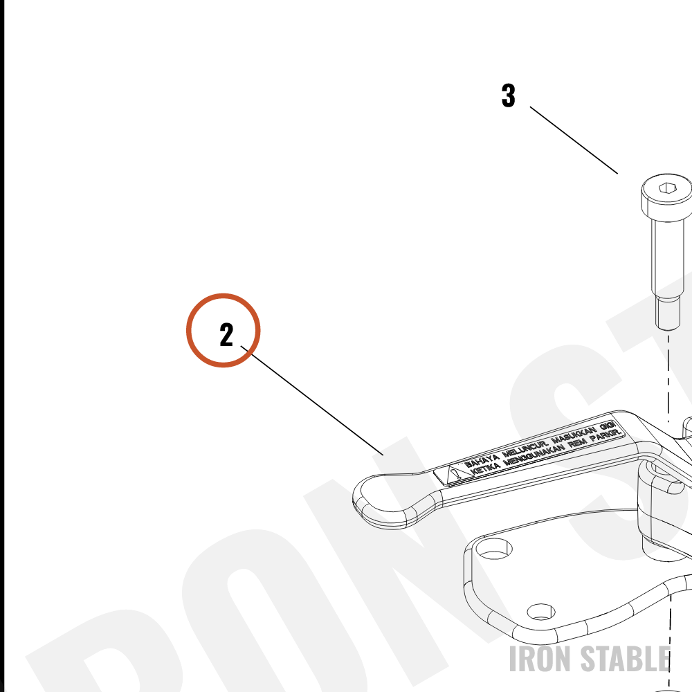 Harley-Davidson Prkg Brake, Lever, Assembly