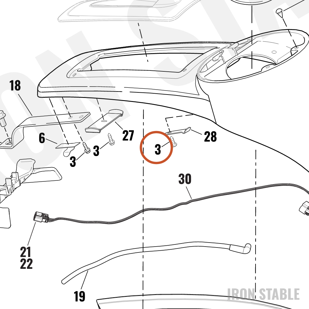 Harley-Davidson Screw, Pan Head Torx