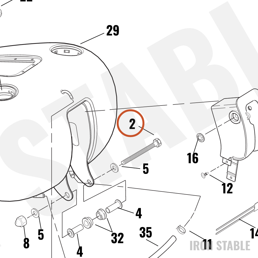 Harley-Davidson Screw, Hx Grd 5