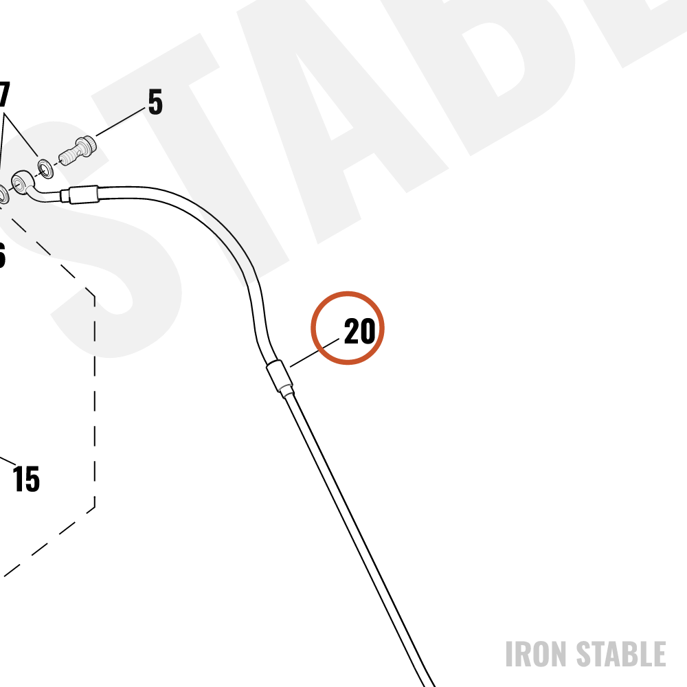 Harley-Davidson Brakeline Assembly, Front
