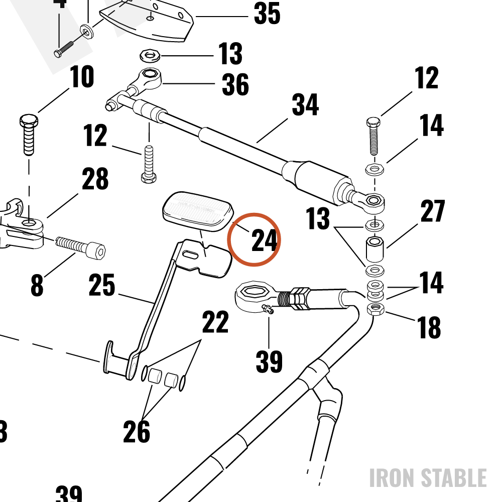 Harley-Davidson Pedal, Brake, X