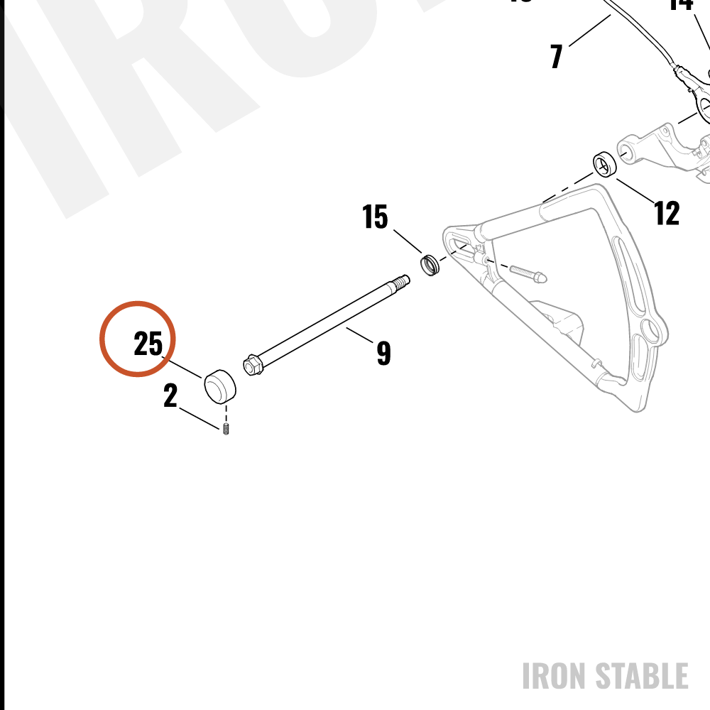 Harley-Davidson Whl Sub-Component, Cover, Rr Axle Nu
