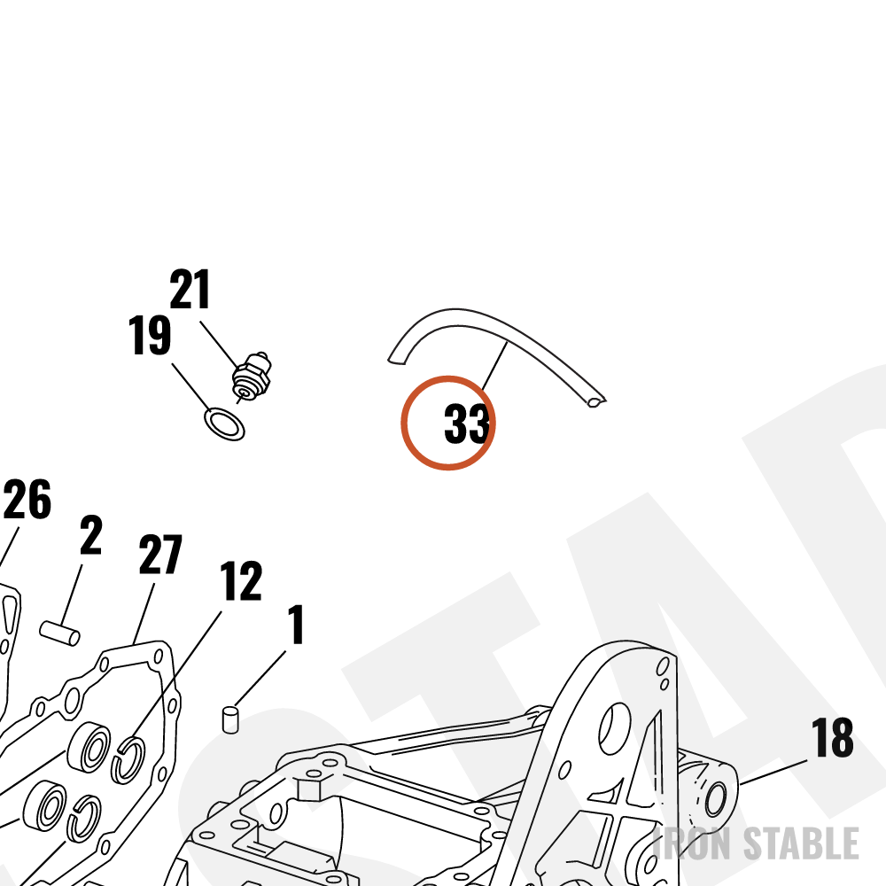 Harley-Davidson Vent Hose, Trans