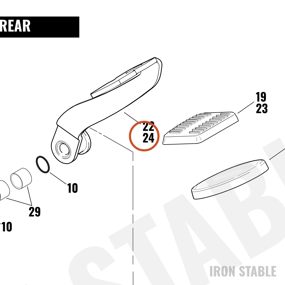 Harley-Davidson Lever Assembly, Ftbrake