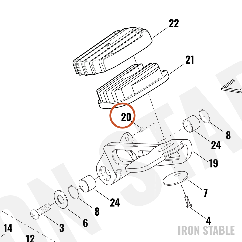 Harley-Davidson Bearing .25 Id X .177