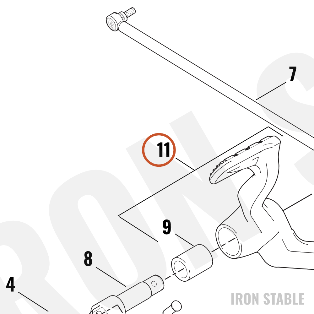 Harley-Davidson Brake Pedal Assembly, Rr