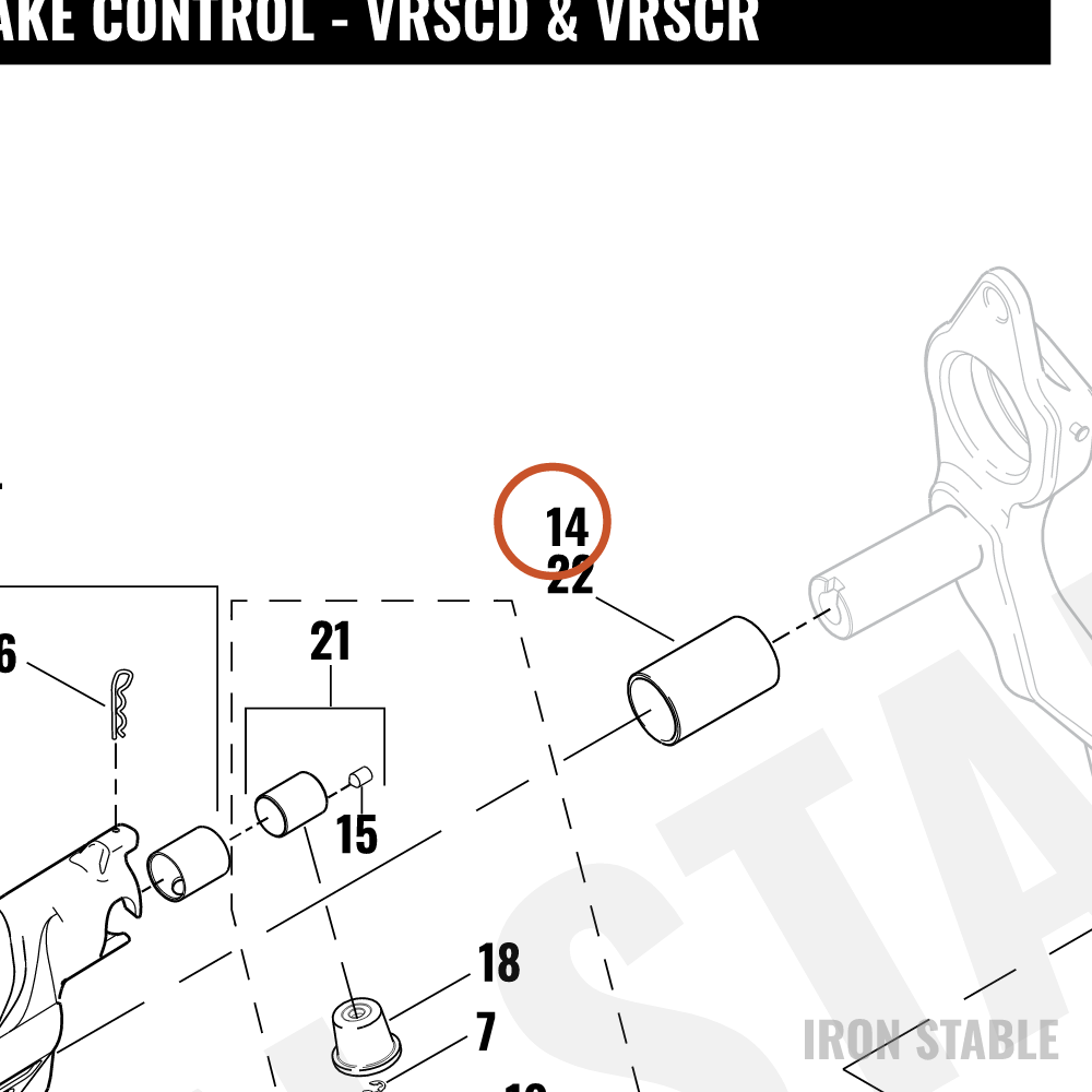 Harley-Davidson Brakepedal Assembly, Rr