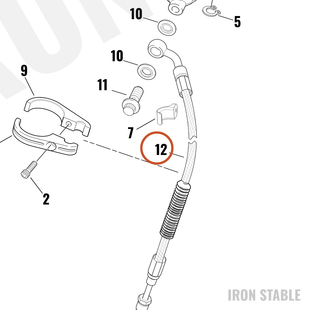 Harley-Davidson Hose, Cl, X
