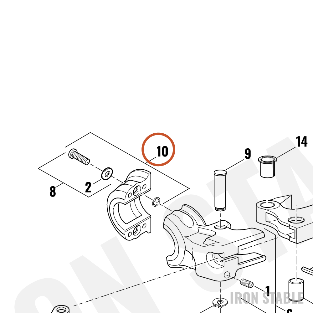 Harley-Davidson Clamp, Master Cyl &Clutch