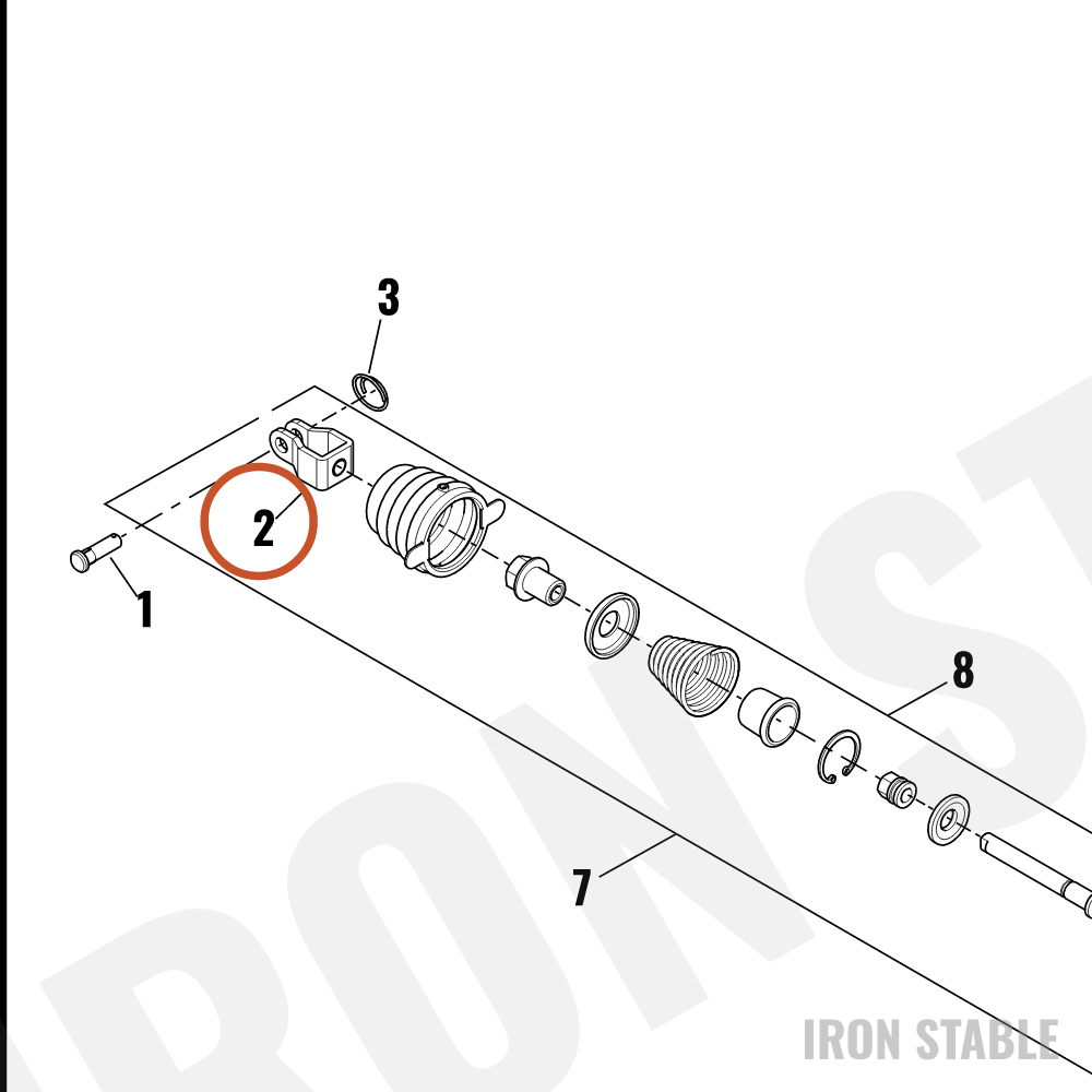 Harley-Davidson Master Cylinder Yoke