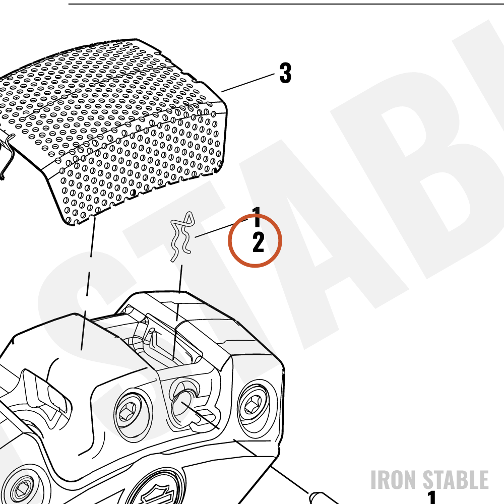Harley-Davidson Brake Pad Kit, Front