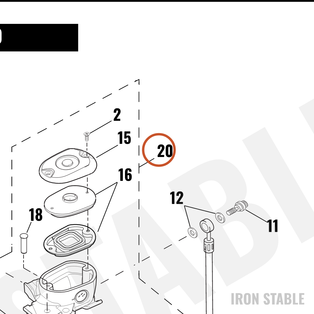 Harley-Davidson Master Cyl, Front 0504