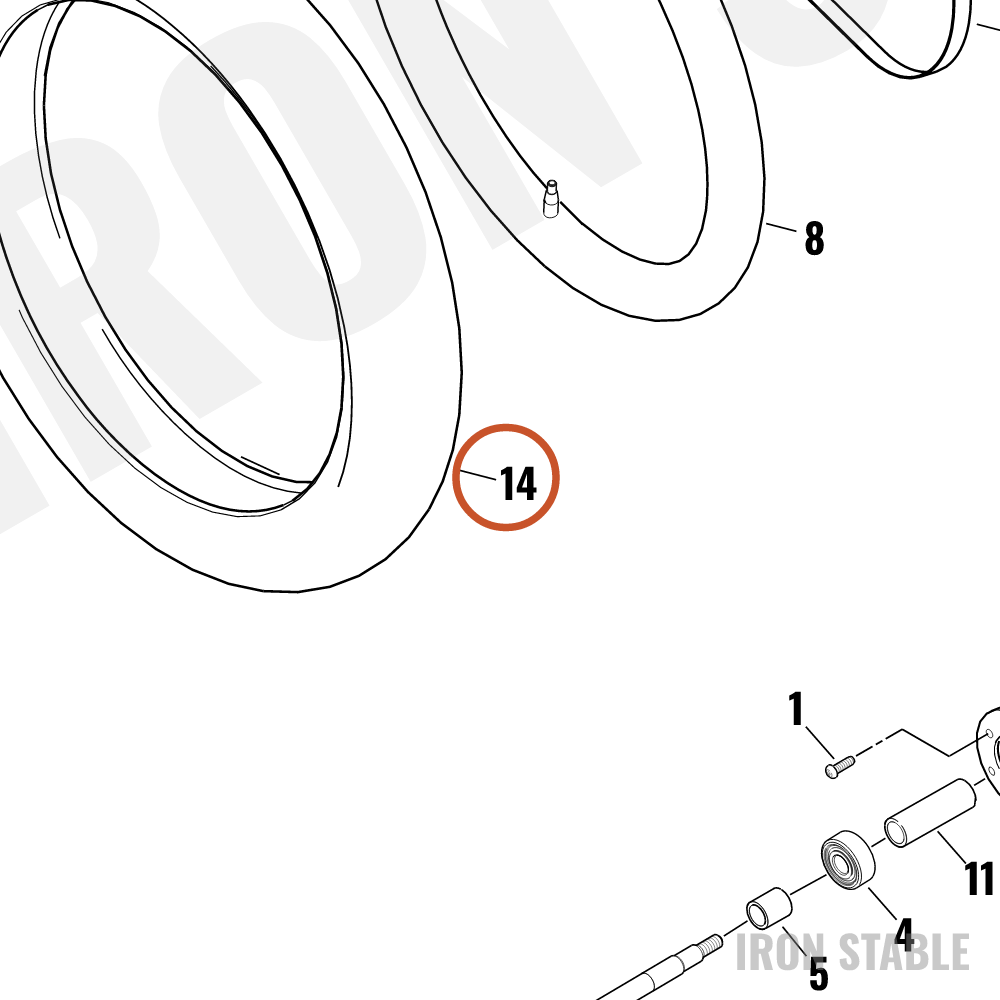 Harley-Davidson Tire, Fr, X