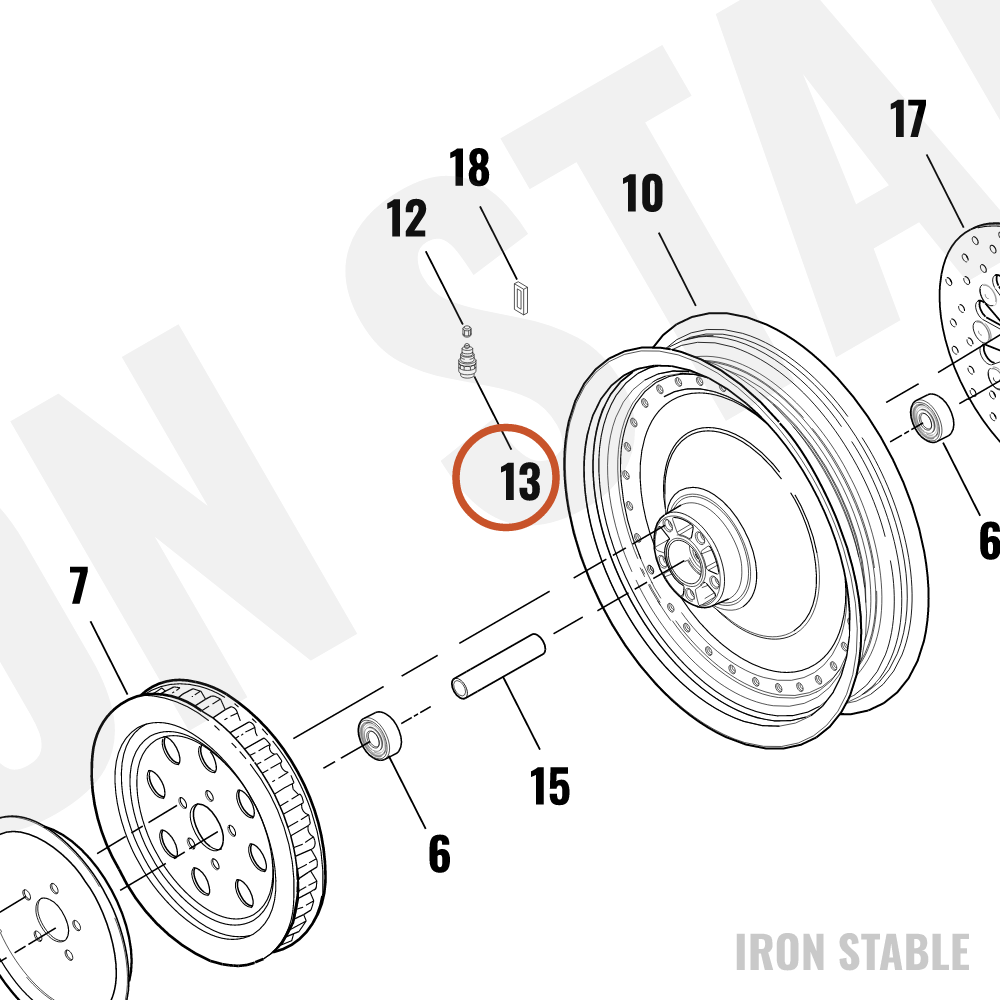 Harley-Davidson Valve Stem Assembly