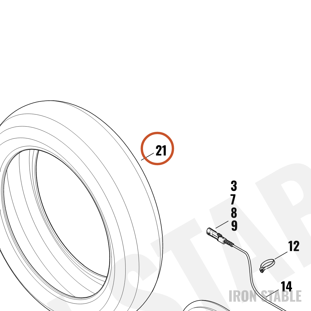 Harley-Davidson Tire, Rr, 180/55zr17, Michelin