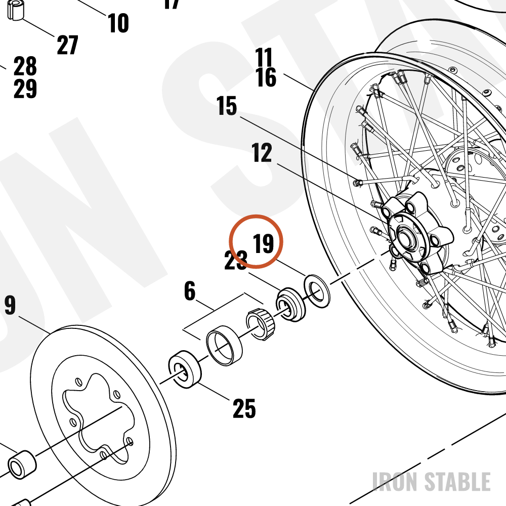 Harley-Davidson Spacer, Wheel