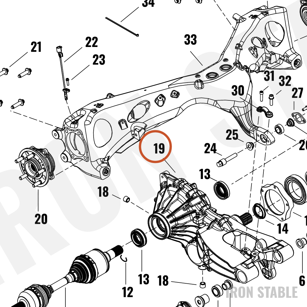 Harley-Davidson Gearbox, Diff Assembly