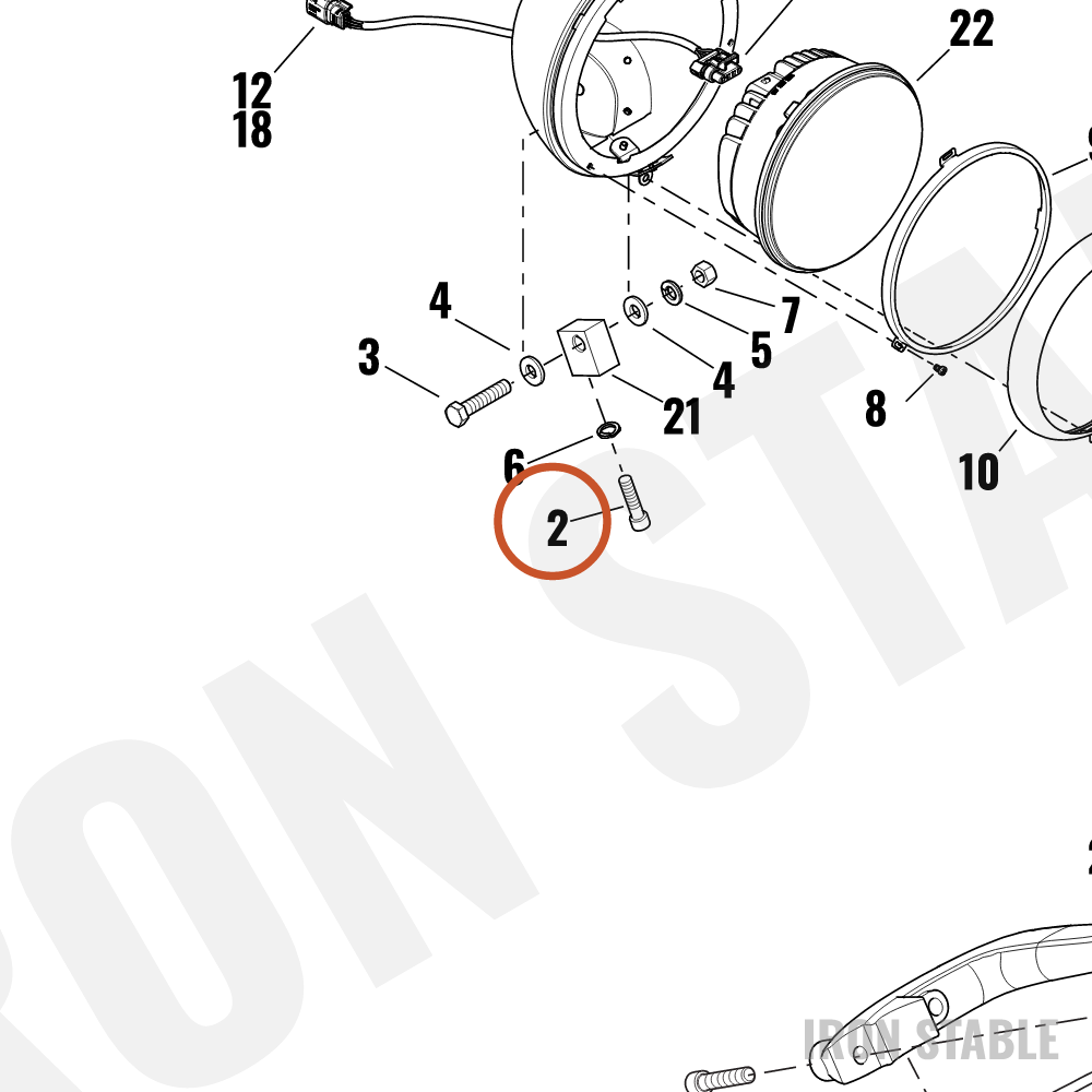 Harley-Davidson Screw, Hex Soc Hd Cap