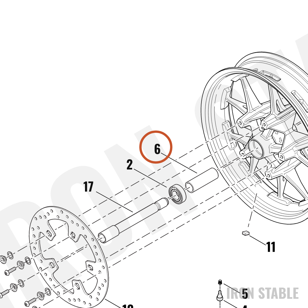 Harley-Davidson Sleeve, Bearing Spacer