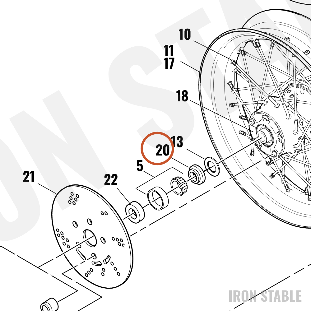 Harley-Davidson Spacer, Washer