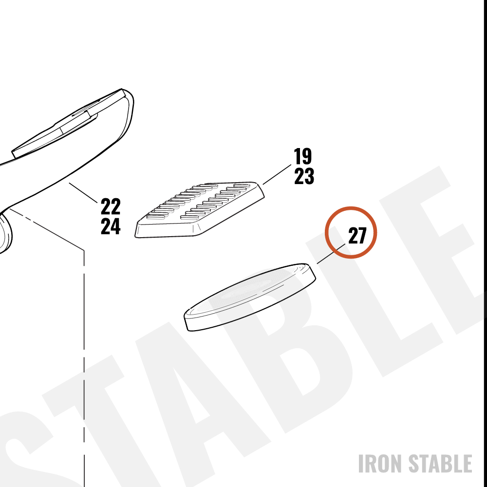 Harley-Davidson Pad, Brakepedal
