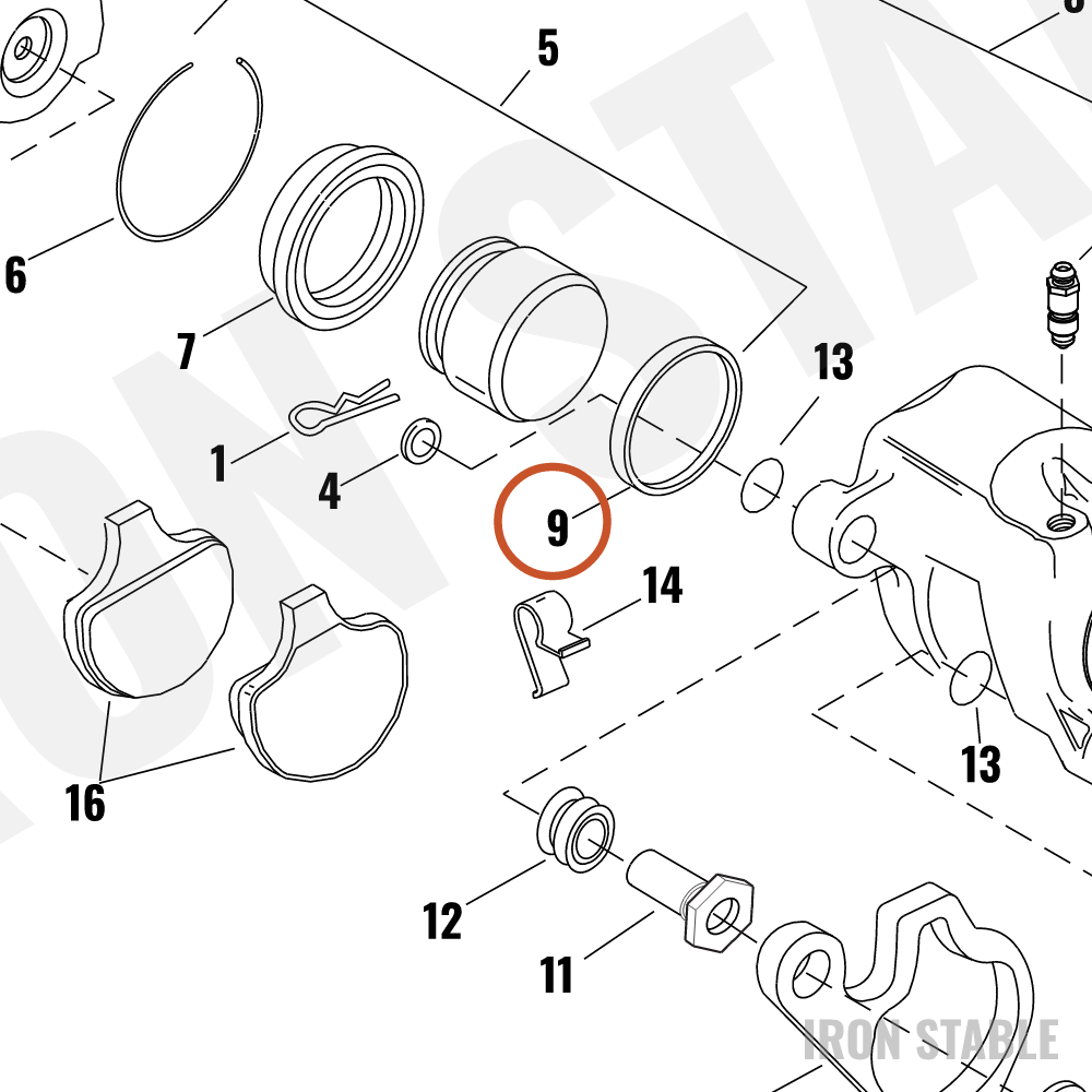 Harley-Davidson Seal Piston