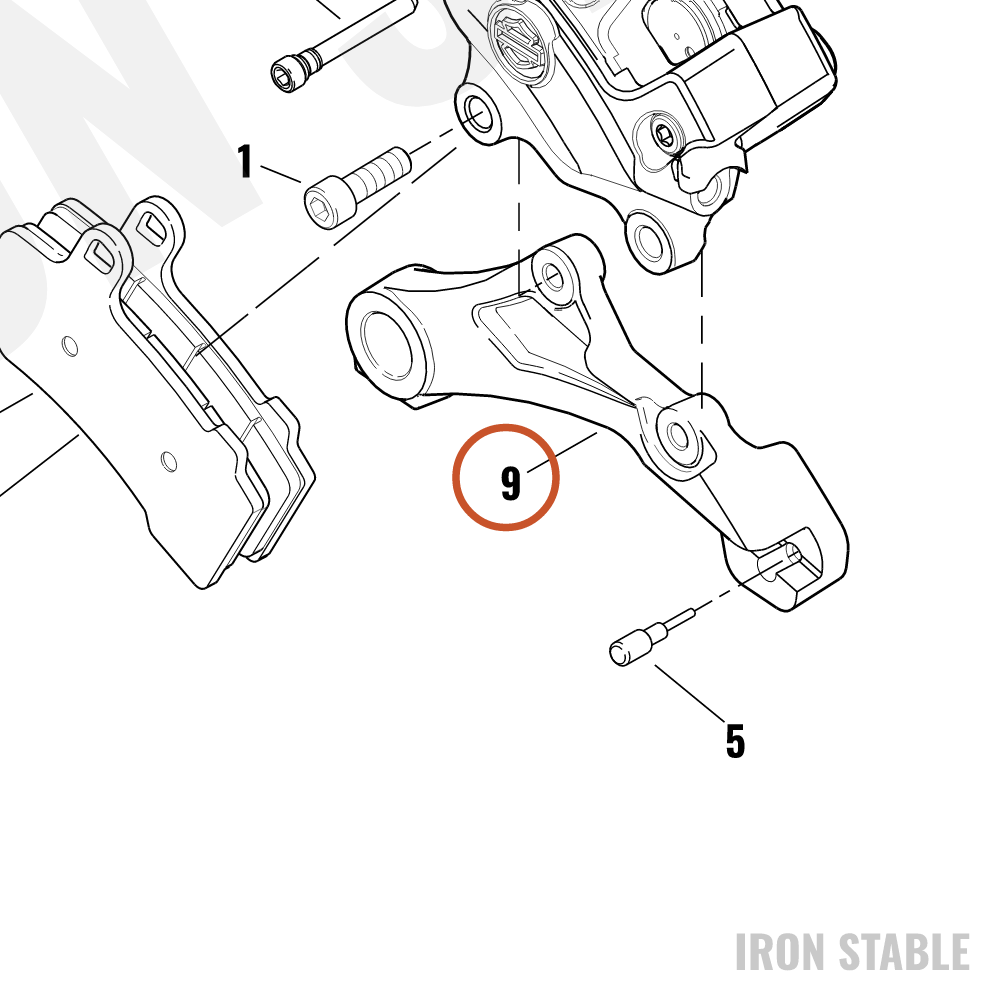 Harley-Davidson Brake Misc Component, X