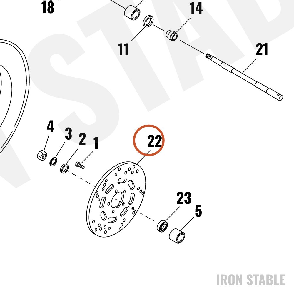 Harley-Davidson Disc, Front Brake