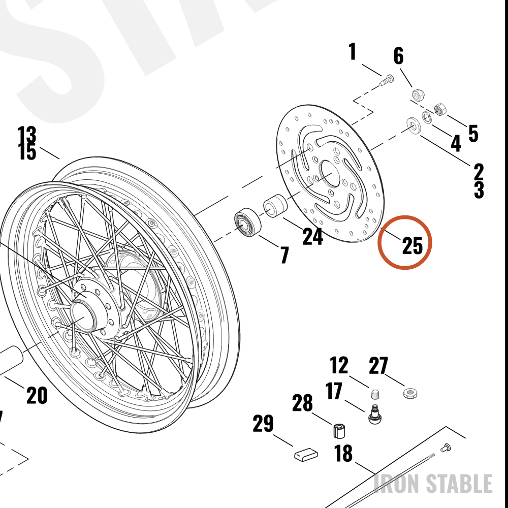 Harley-Davidson Front Brake Disc