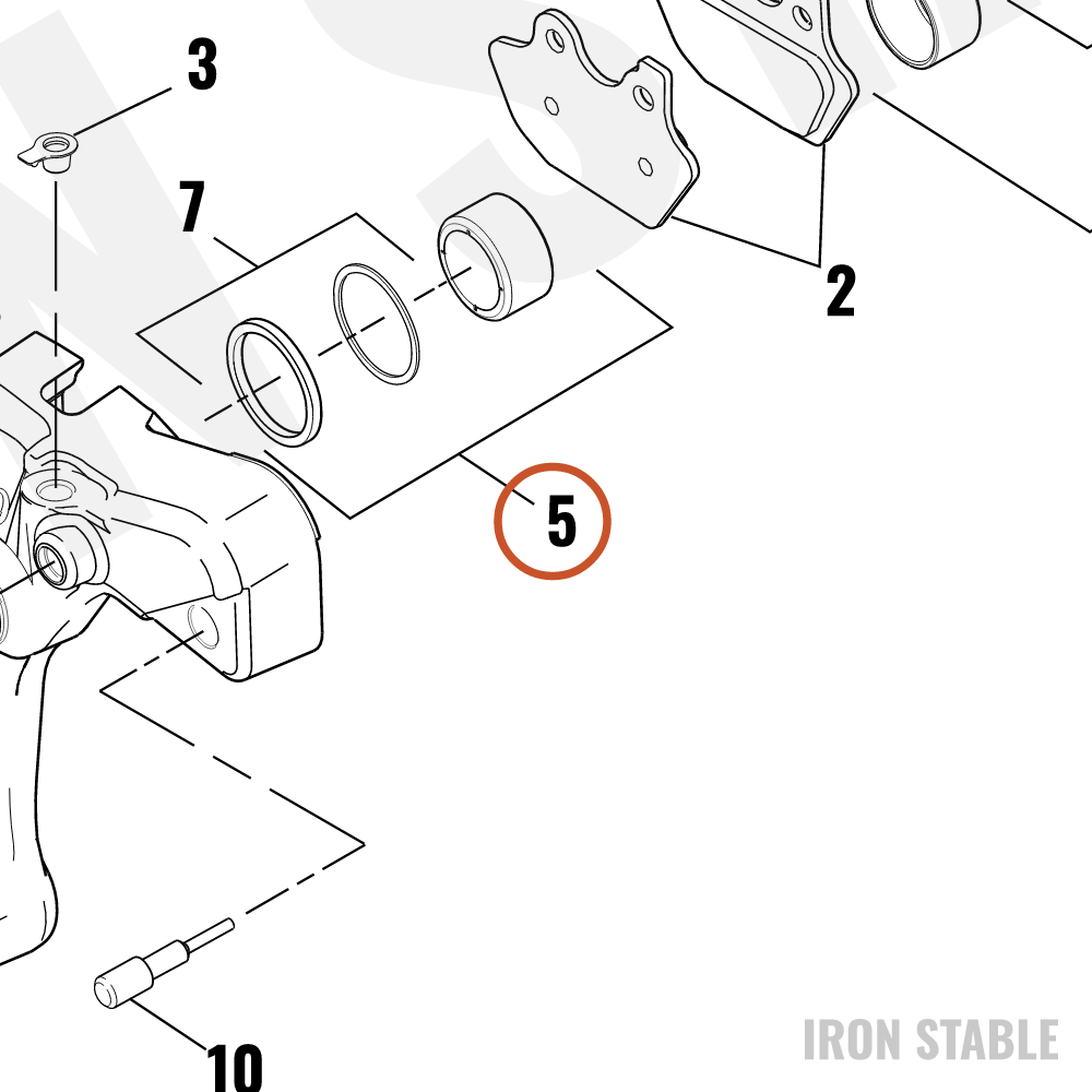Harley-Davidson Kit-Piston, Brake Caliper/Dyna, 
