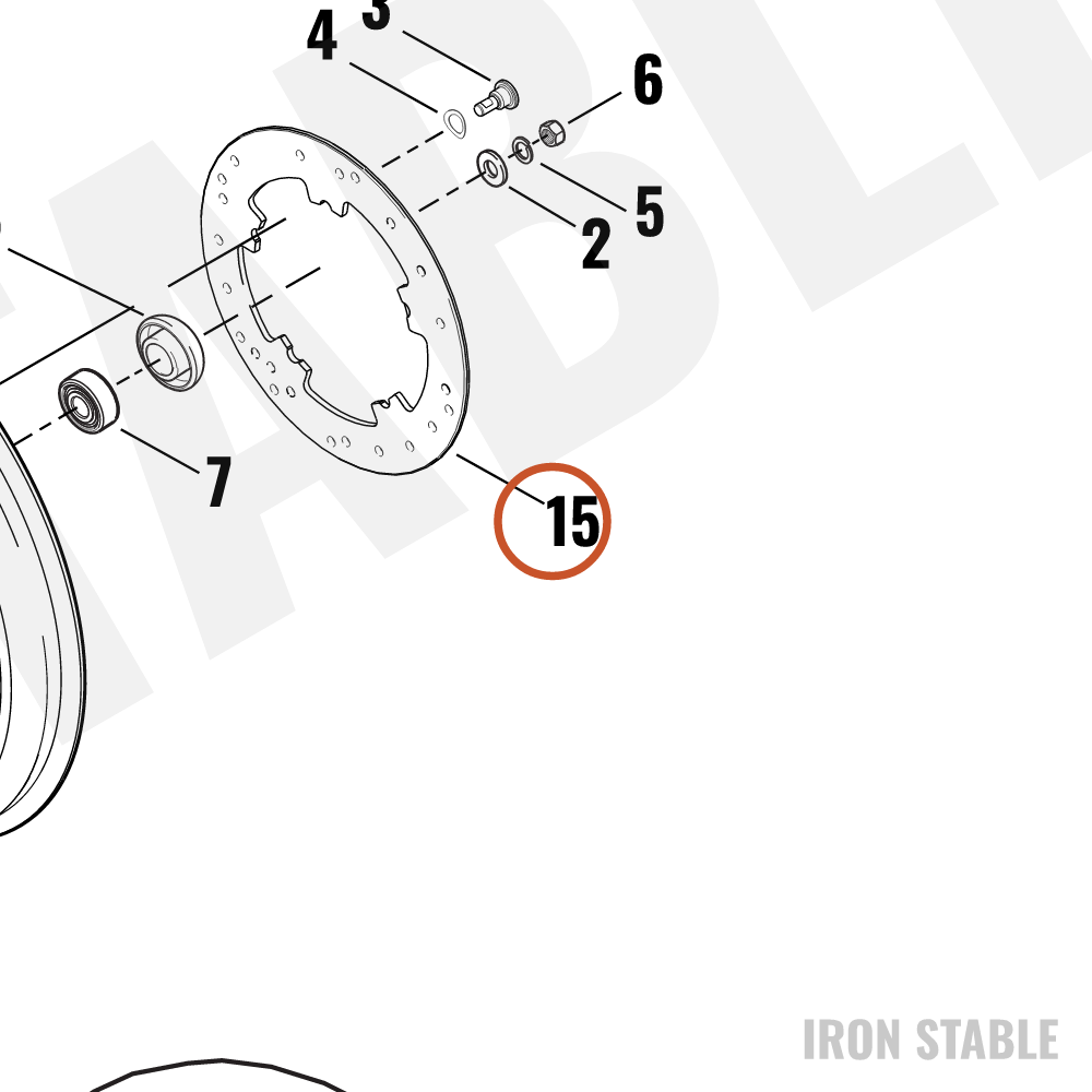 Harley-Davidson Brake Disc, Front