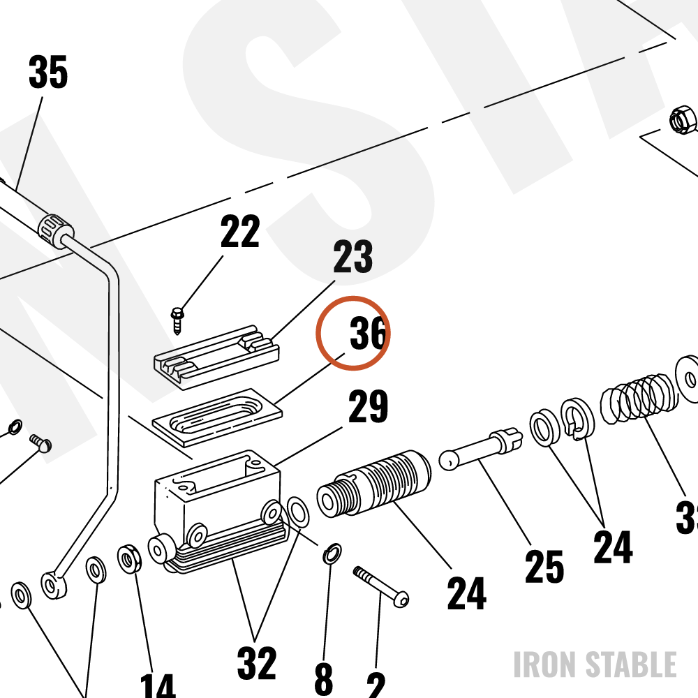 Harley-Davidson Gasket, Master Cyl