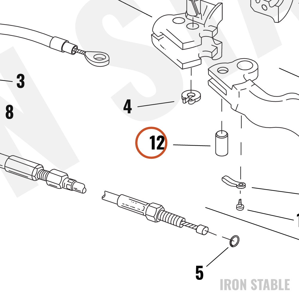 Harley-Davidson Clutch Assembly, Cable, Pin